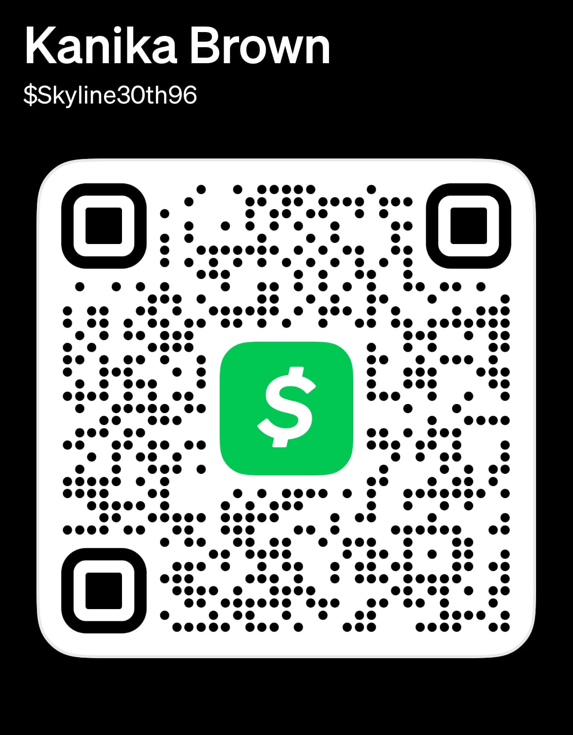 Cash App QR Code