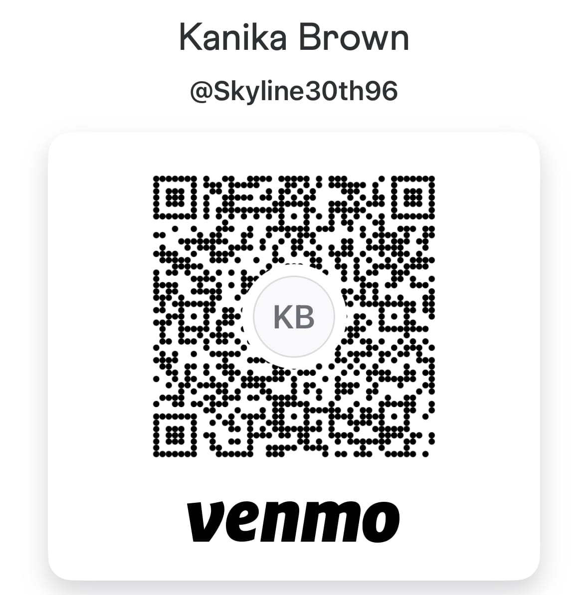 Venmo QR Code